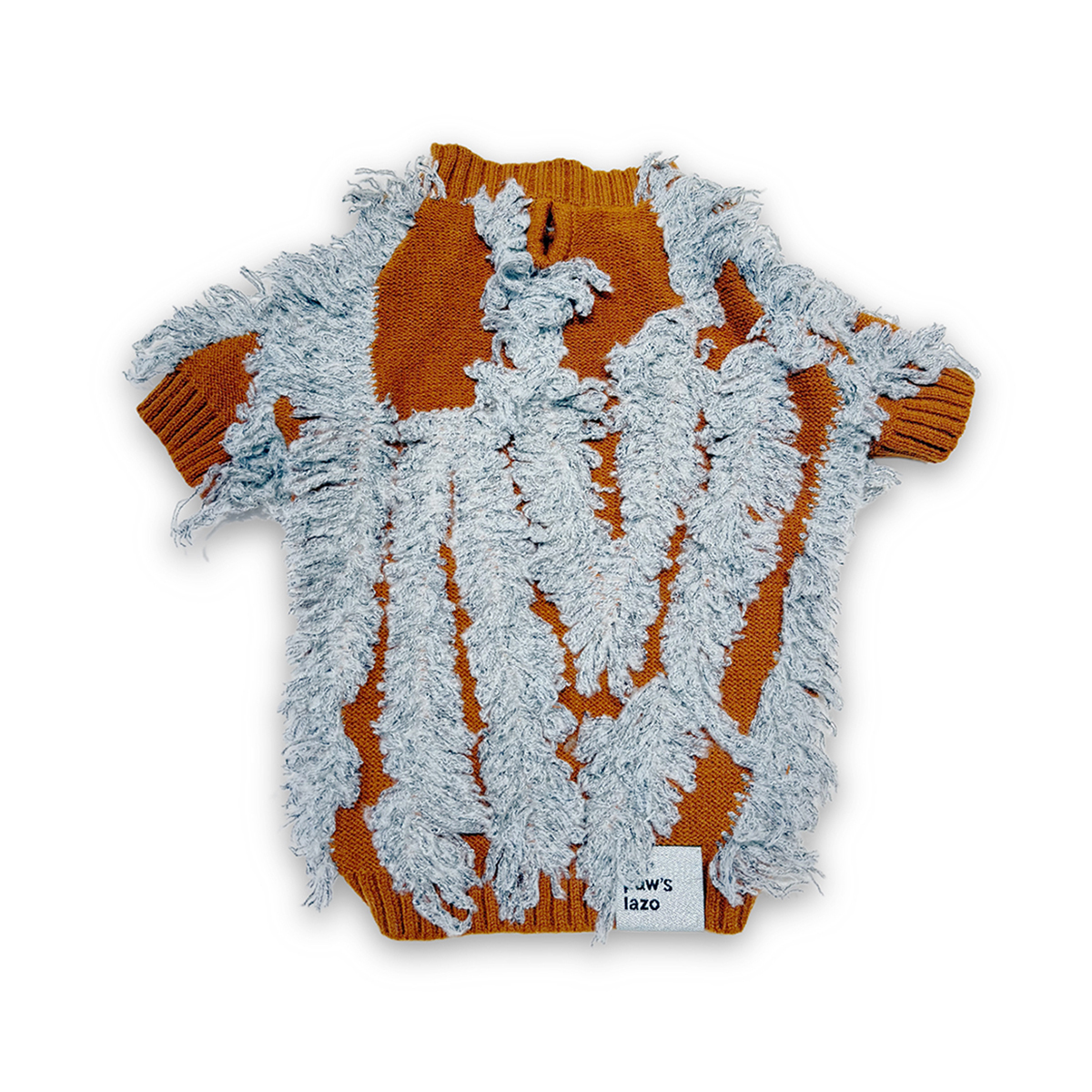 バイカラーフリンジニットドッグウェア