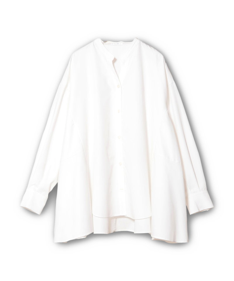 バックフレアーブラウス WHITE