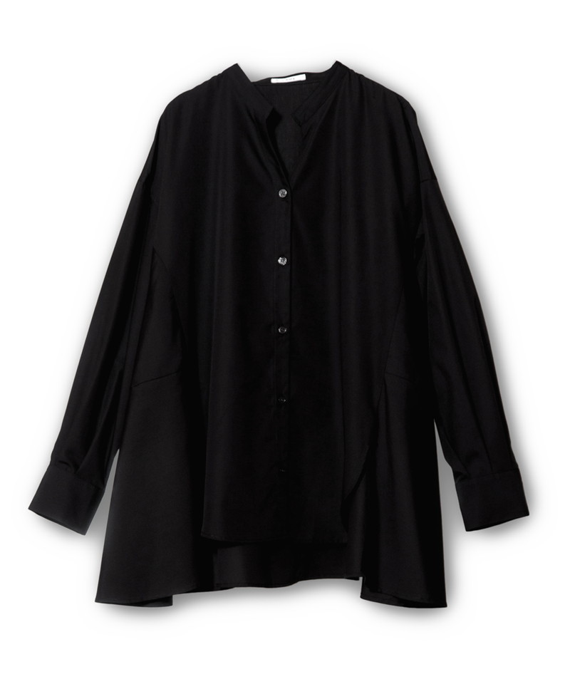 バックフレアーブラウス BLACK