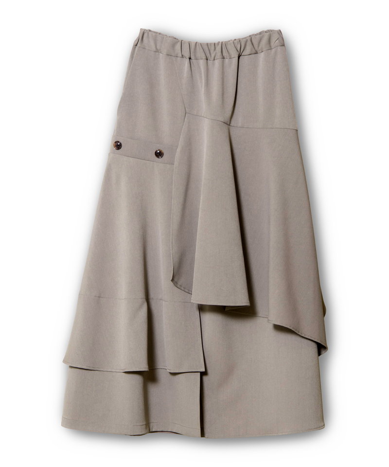 切替フレアースカート