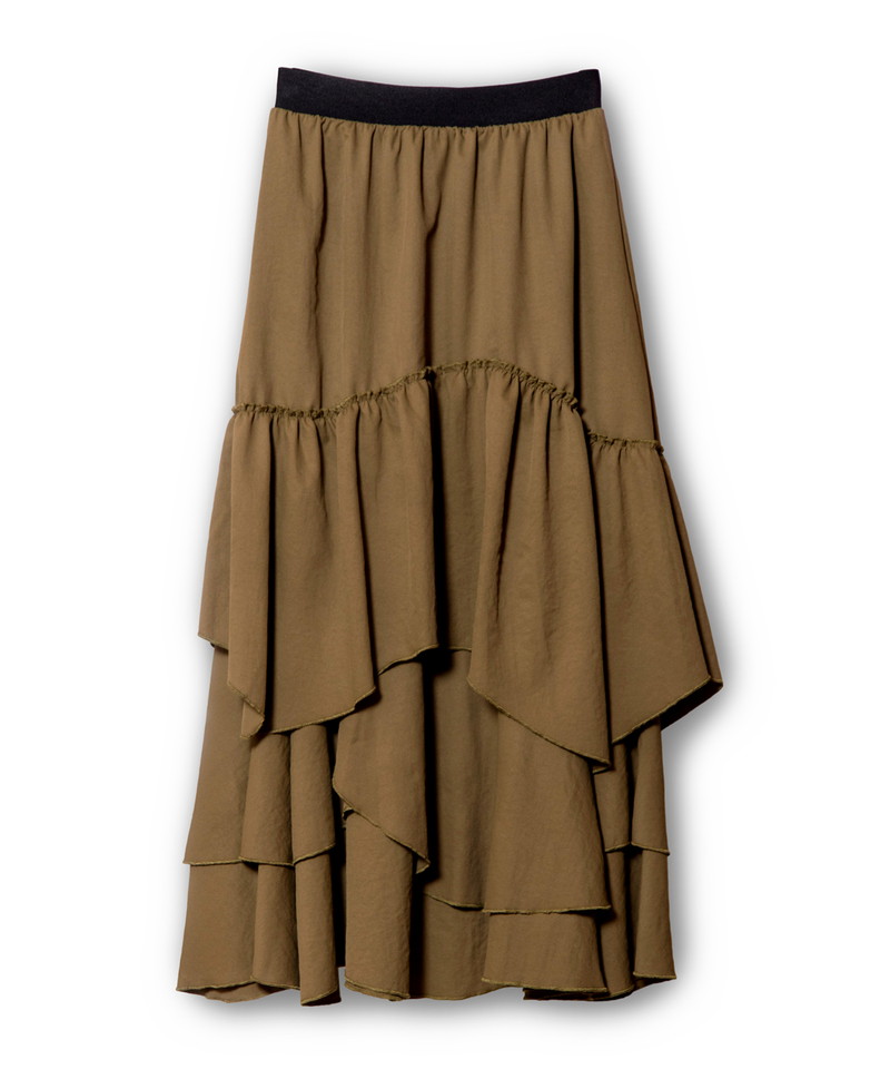 ランダムティアードスカート