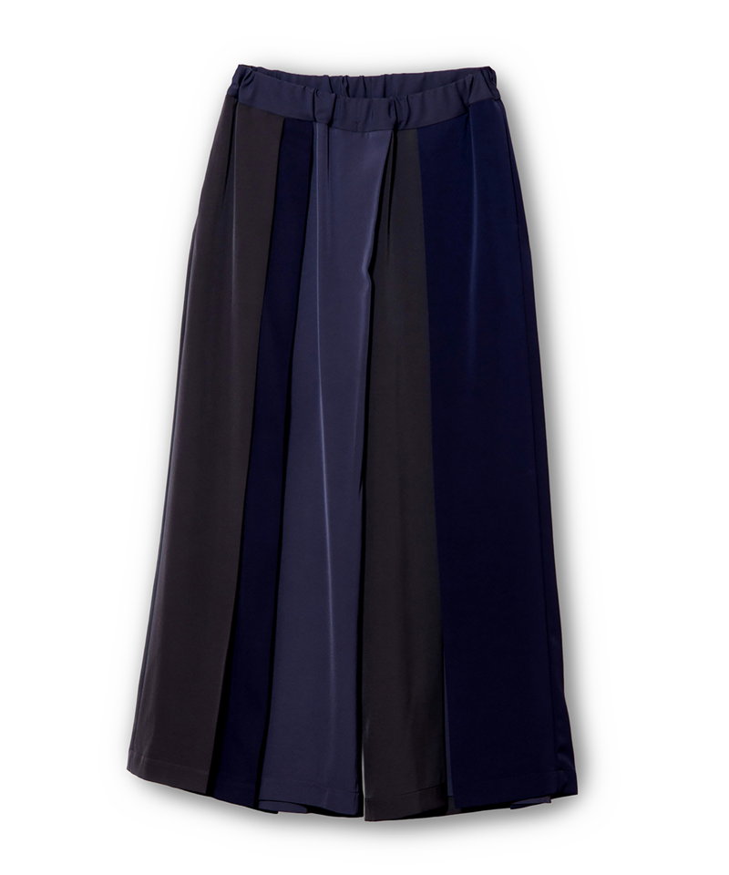 トライカラータックパンツ