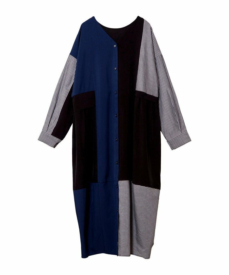 2WAYバイカラーニットワンピース | 【レディースファッション通販