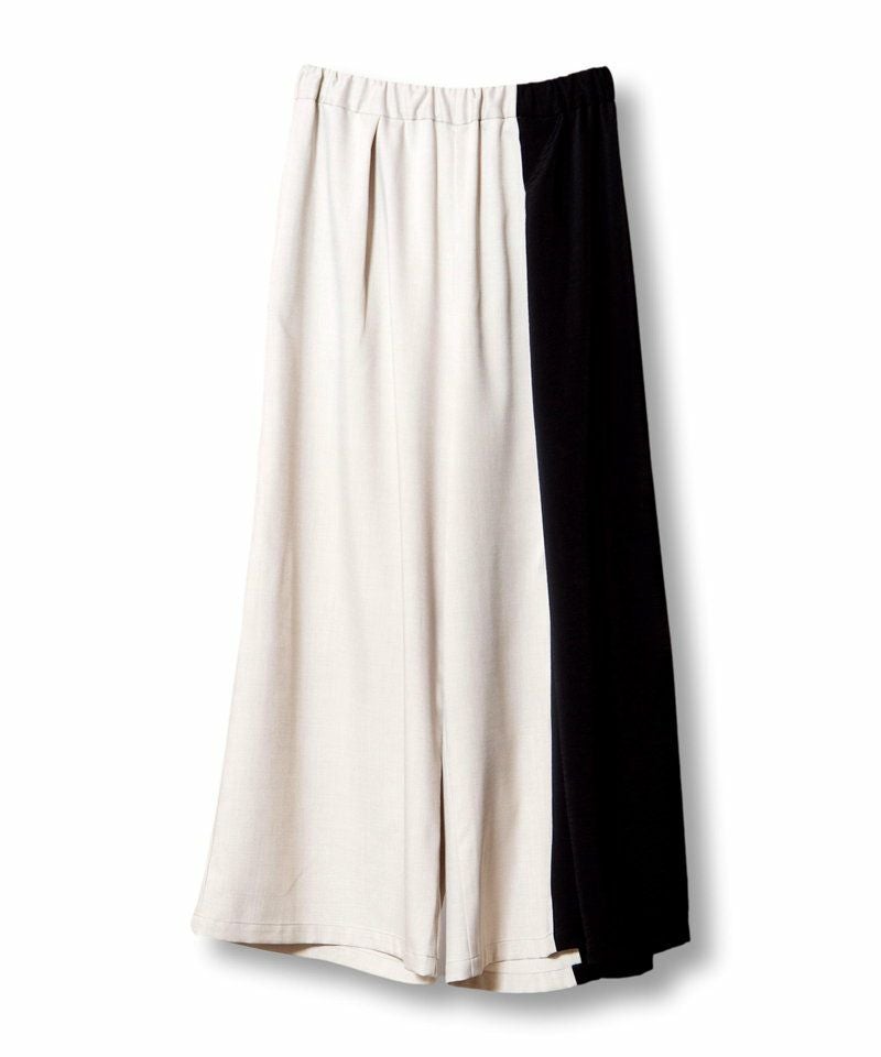 アシンメトリー切替パンツ | 【レディースファッション通販・OSMOSIS