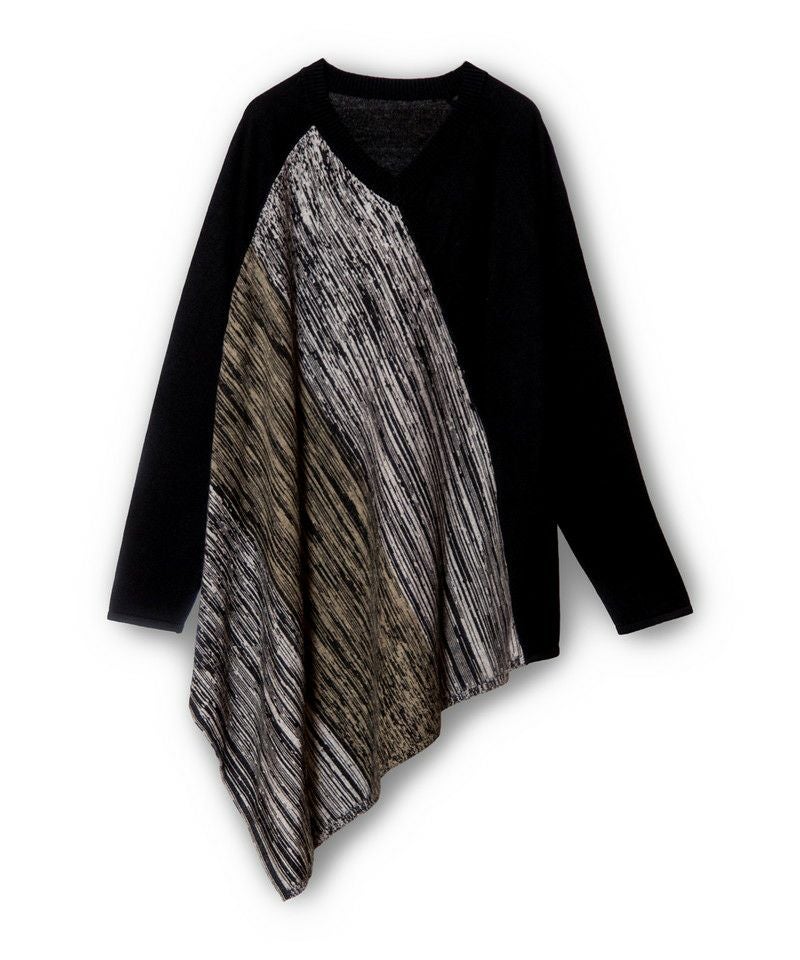 アシンメトリーニットプルオーバー | 【レディースファッション通販